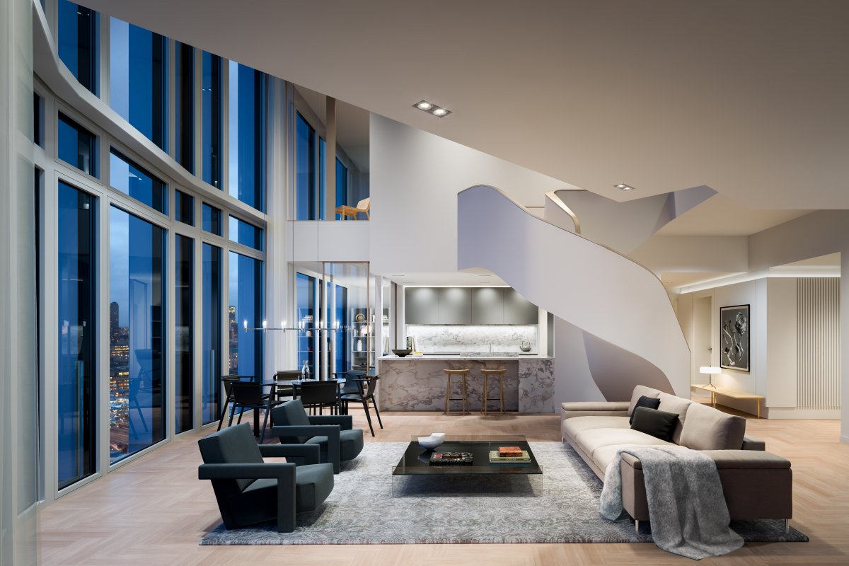 YinjiSpace Johnson Naylor x Southbank Tower Penthouse